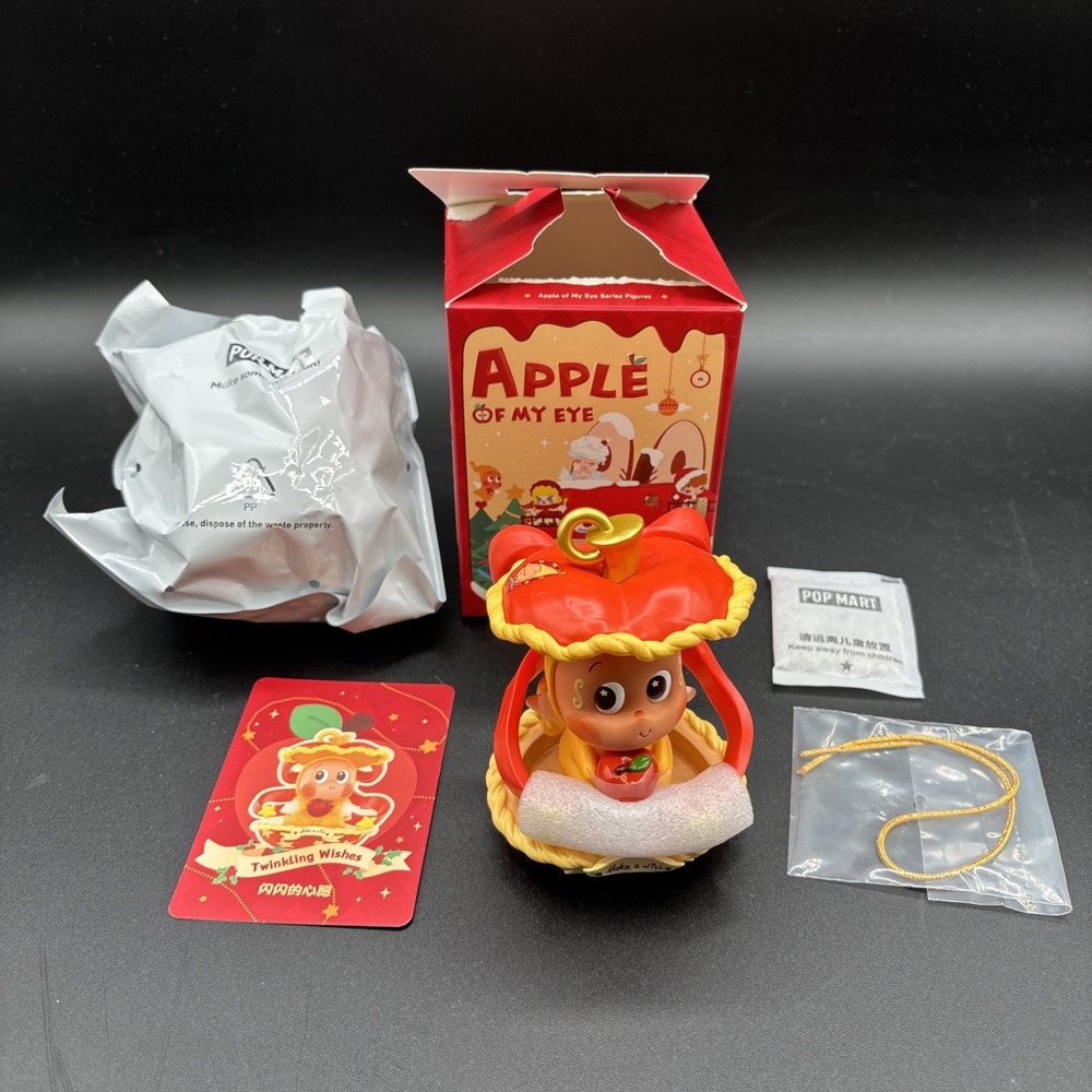 POP MART Apple of My Eye Figures Confirmed Twinkling Wish Blind Box Toy Open Box